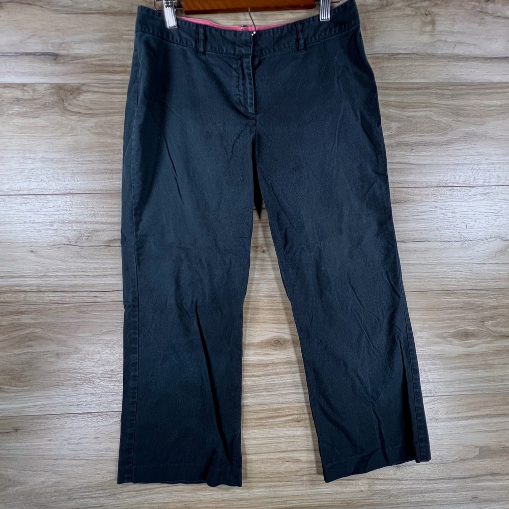 The Limited Stretch Vintage Black Straight Leg Trousers Pants Womens 10 MAVI-29B